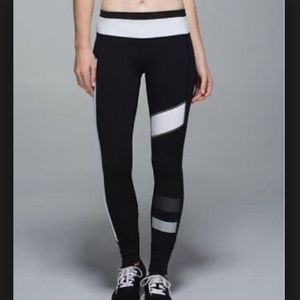 LULULEMON Speed Tight II SE Black White Reflective